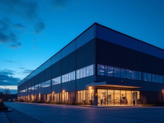 Warehouse exterior at 985 Shrock Road